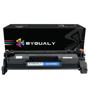 TONER COMPATÍVEL COM IMPRESSORA HP CF258A COM CHIP | M428FDW/M404N | BK - 3K - BYQUALY