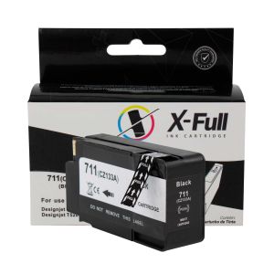 CARTUCHO DE TINTA COMPATÍVEL COM HP 711XL | CZ133A/CQ891A/CQ890A/CQ893A | BK - 80ML - X-FULL