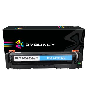 TONER COMPATÍVEL COM IMPRESSORA HP CF411A | M452DN/M452DW/M477FDW | CY - 2.3K - BYQUALY