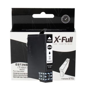 CARTUCHO DE TINTA COMPATÍVEL COM EPSON TO731N T073120 C79 TX200 TX210 | BK - 14,5ML X-FULL