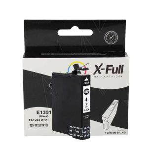 CARTUCHO DE TINTA COMPATÍVEL COM EPSON TO1351 | T25/TX123/TX125 | BK - 14,5ML - X-FULL