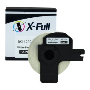 FITA COMPATÍVEL COM ETIQUETADORA BROTHER DK-11202 62MM ETIQUETA TÉRMICA - X-FULL
